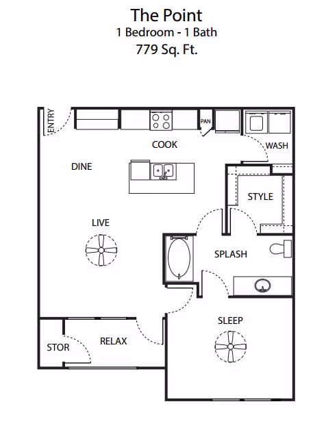 Unit 8310 floor plan